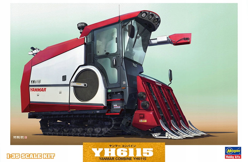 Kombajn Yanmar YH6115 1:35 Hasegawa WM07