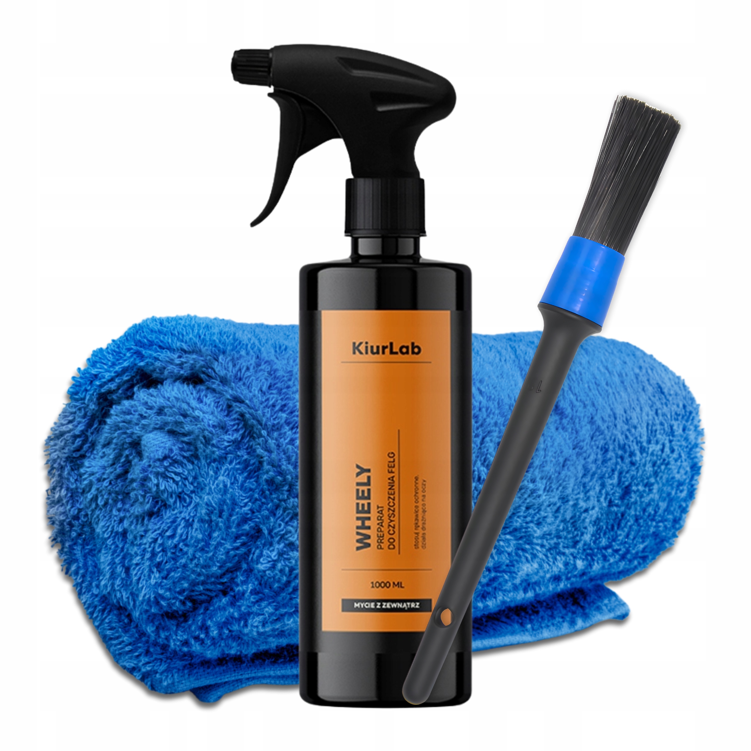 KiurLab Wheely 1l cleaner do czyszczenia felg alu i stalowych w samochodzie