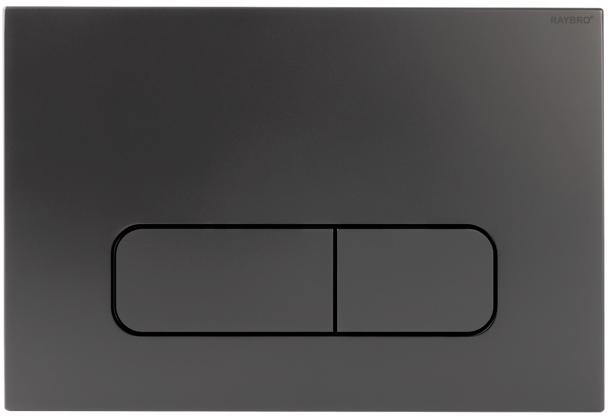 Splachovací tlačítko pro stojan Geberit Delta Sigma Gun Metal je tiché a trvanlivé