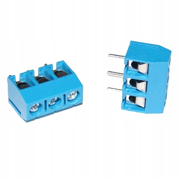 

Zlacze Listwa Zaciskowa 3-PIN 5mm Ak Ark Blue 5szt
