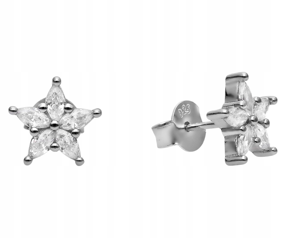 Stříbrné náušnice Ag 925 Hvězdičky IM0810125ER