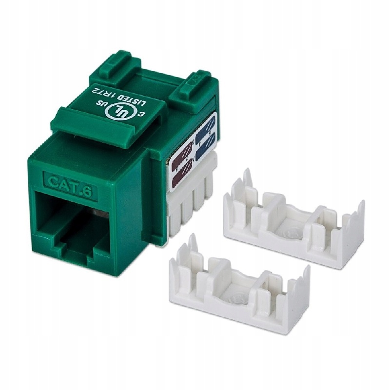 

Moduł Keystone RJ45 Utp CAT6 Zielony