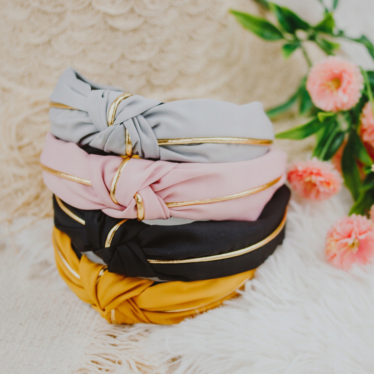 OPASKA DO WŁOSÓW sztywna węzeł turban PIN UP supeł Model 35082