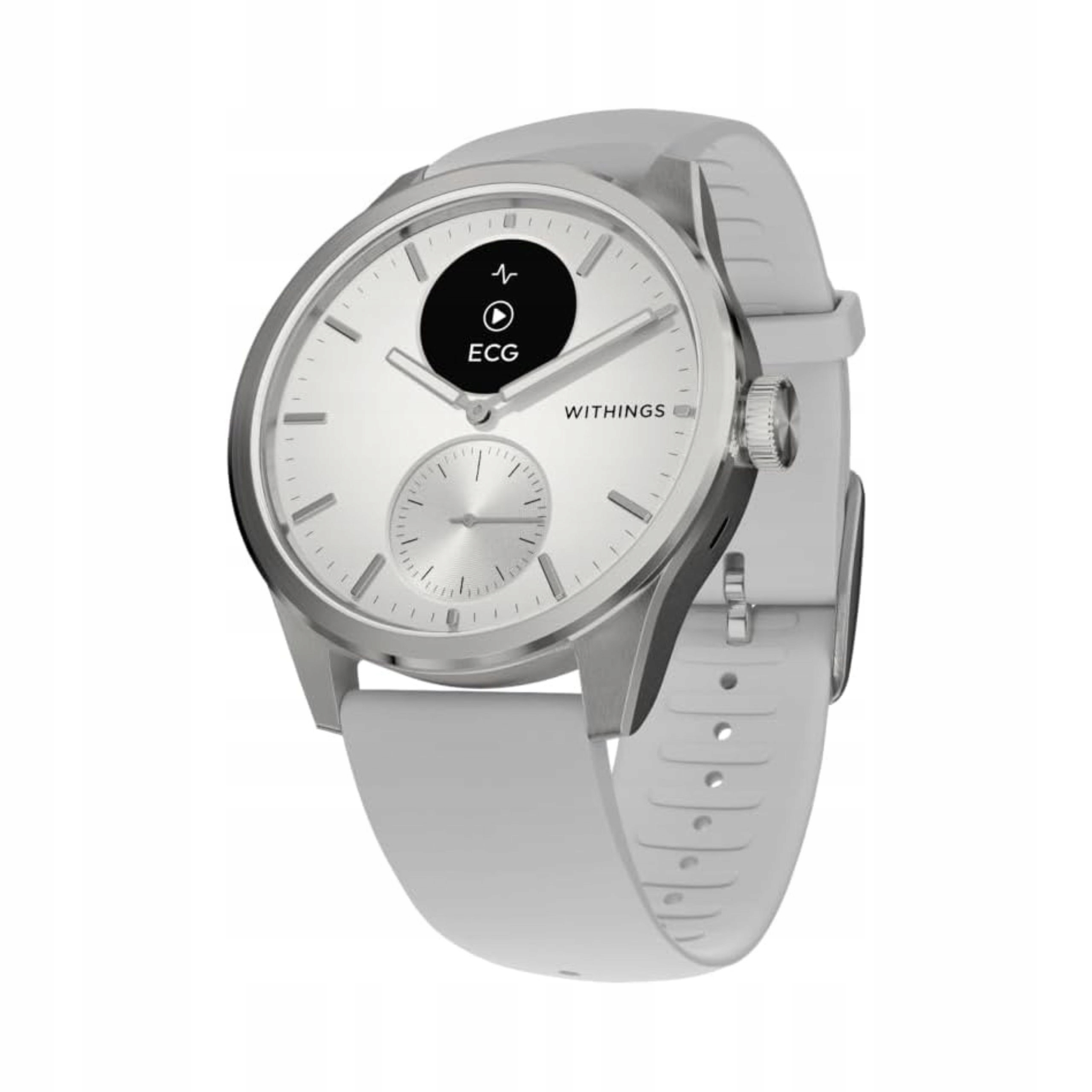 Withings ScanWatch 2 Inteligentné hodinky na monitorovanie zdravia, Ekg hodinky 42 mm
