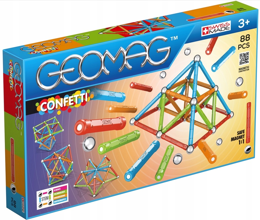 GEOMAG КОНФЕТТИ GEO-353 колодки магнитные 88 элем