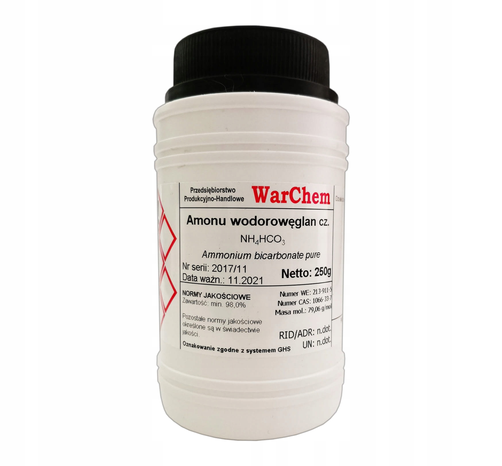 

Wodorowęglan Amonu (amoniak spożywczy) 250g