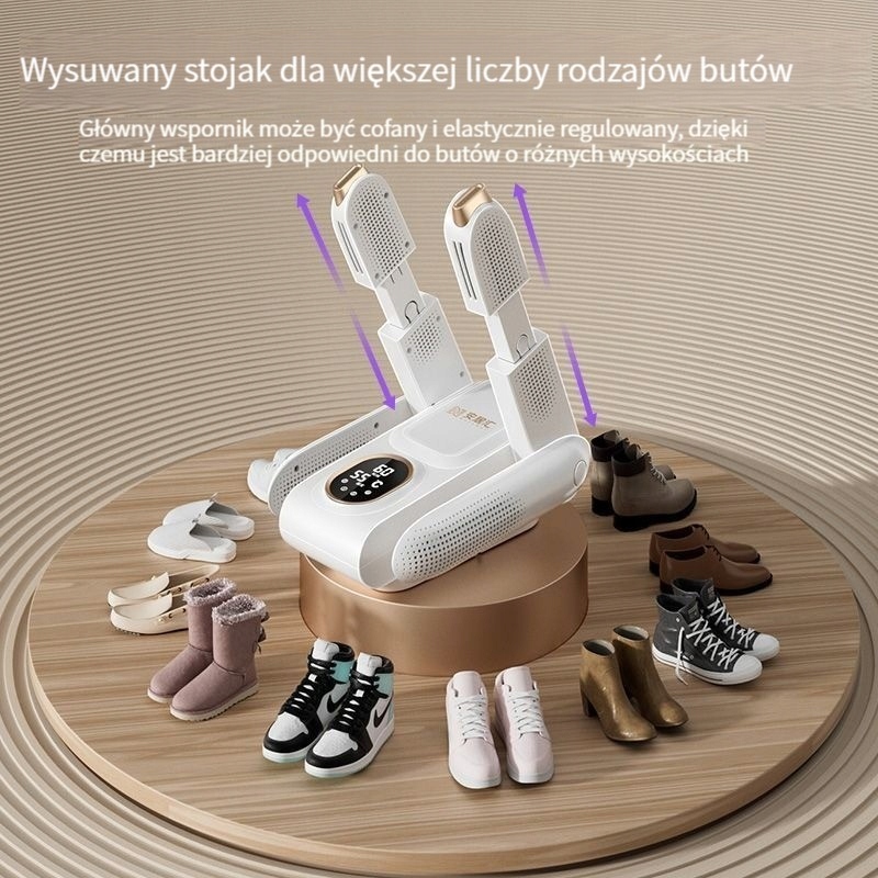 SUSZARKA OSUSZACZ DO BUTÓW OBUWIA OZON DEZYNFEKCJA Model Suszarka z Ozonatorem Q96A