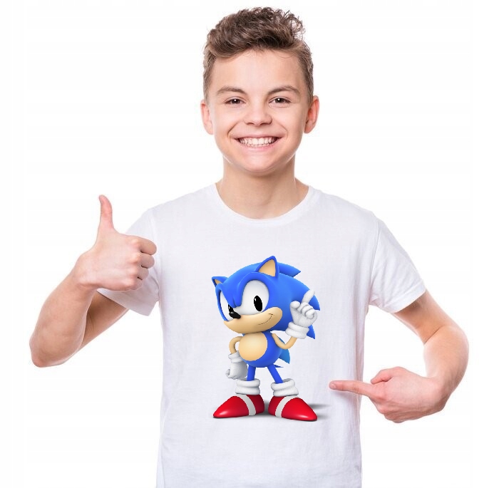 

Sonic Jeż Kot T-shirt Koszulka Dziecięca