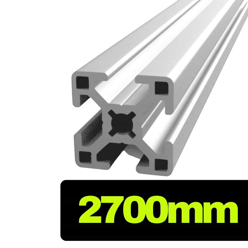 Hliníkový profil T-slot 3030 stříbrný o délce 270 cm