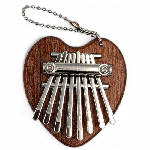 mini KALIMBA serce 8 tonów Smycz Łańcuszek Pudełko Kod producenta MKS-01