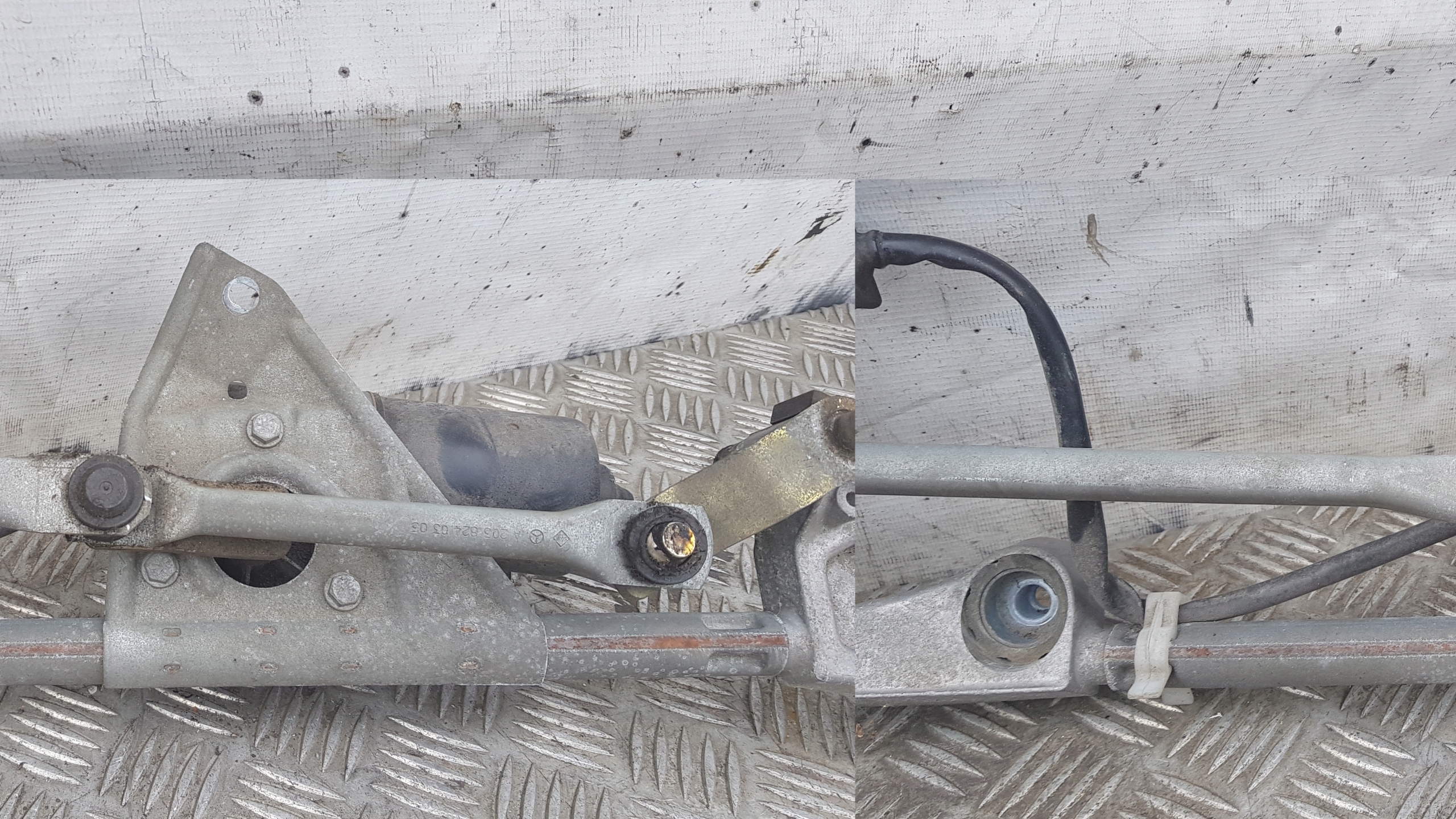 MERCEDES W209 wiper mechanism front EUROPA