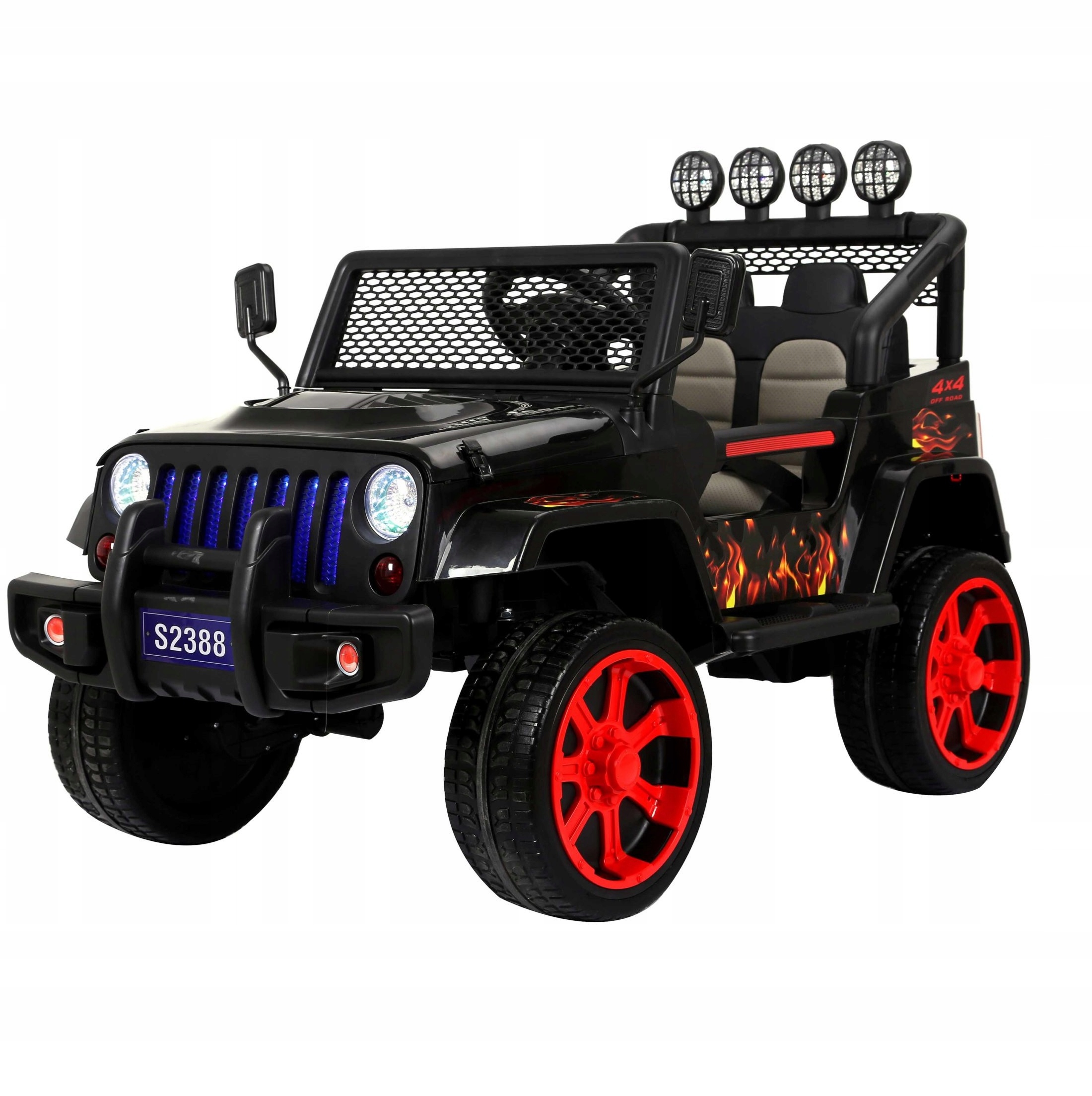 AUTO na akumulator JEEP DRIFTER RAPTOR 4x4 12V 4 SILNIKI 2 Czarny Kod producenta S2388