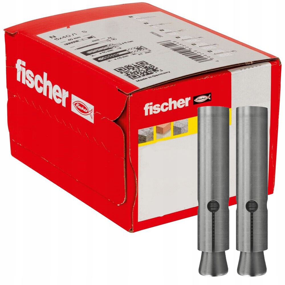 Fischer Kotva Zykon Fza 12 x 50 M6 I nerezová ocel R 25 Ks