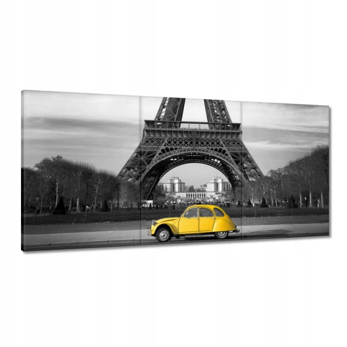 Obrazy 180x90 Žltý Citroen v Paríži