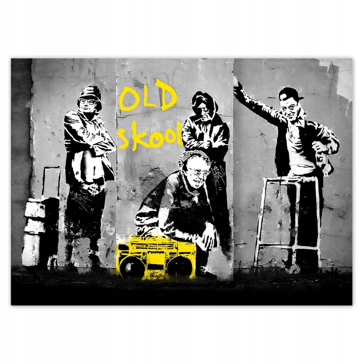 Fototapety 254x184 Banksy Old school