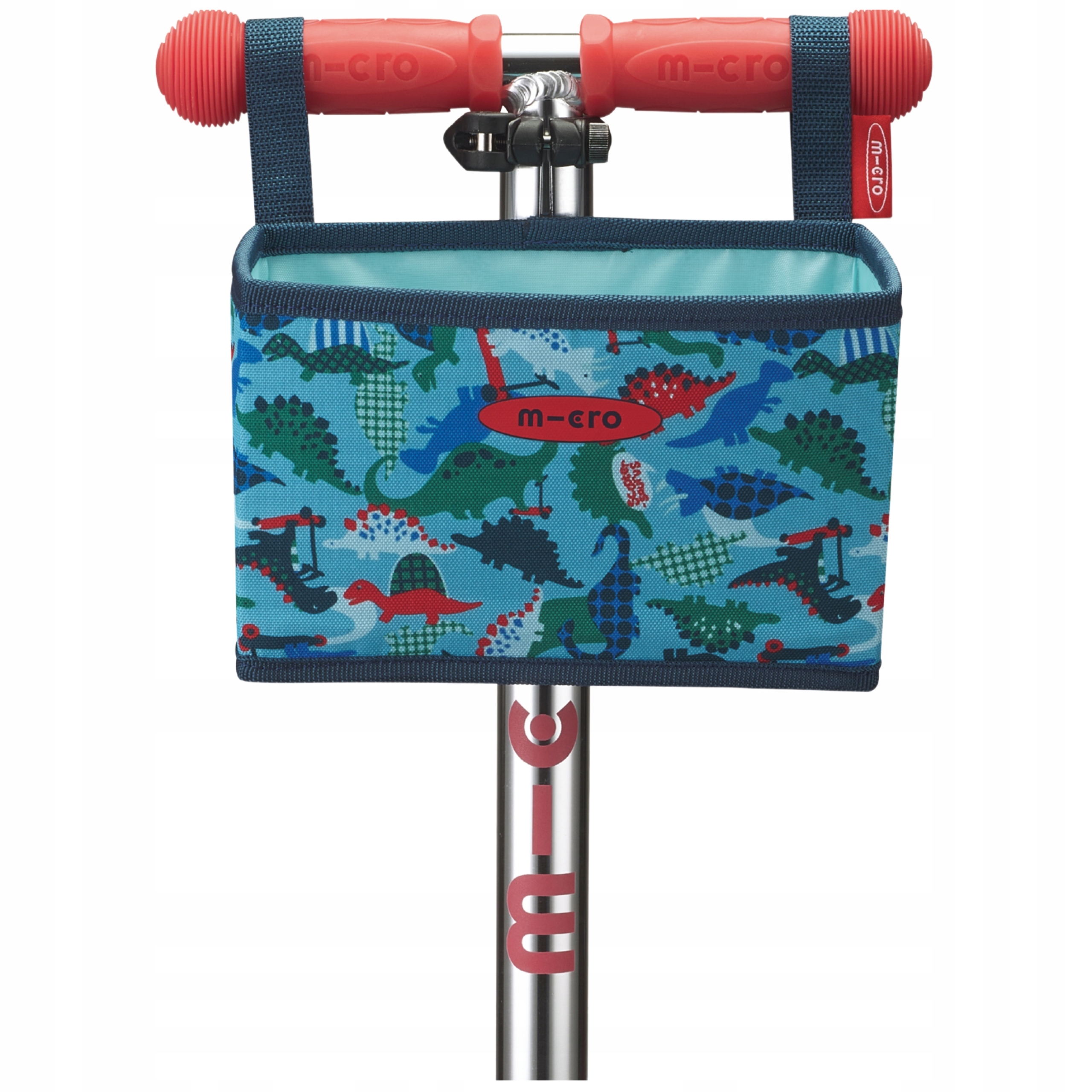 Koszyk na Rower lub Hulajnogę Micro Składany Motyw Hulajnogozaury