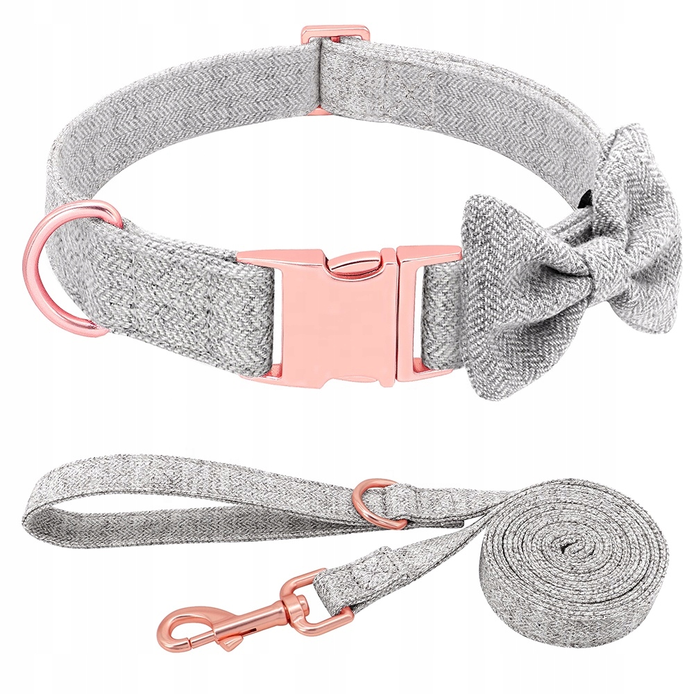 

Komplet smycz i obroża S 25-40 cm