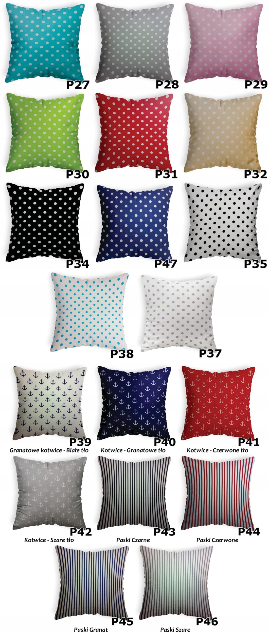 Poszewka na poduszkę - 70x80 - Duży Wybór Rodzaj dekoracyjna