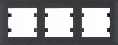 

Hager Lumina Intense Ramka 3-KROTNA Czarny WL5733