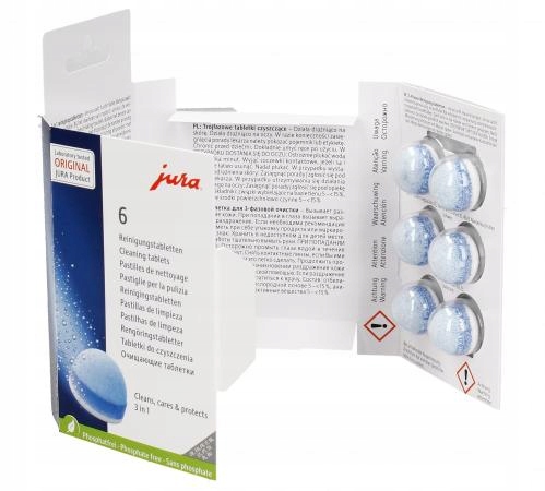 Tabletki czyszczące Jura do ekspresu do kawy Postać tabletki