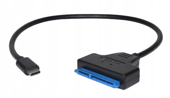 ADAPTER KABEL PRZEJŚCIÓWKA HDD USB 3.1 SATA 22 PIN KOŃCÓWKA USB C TYP C
