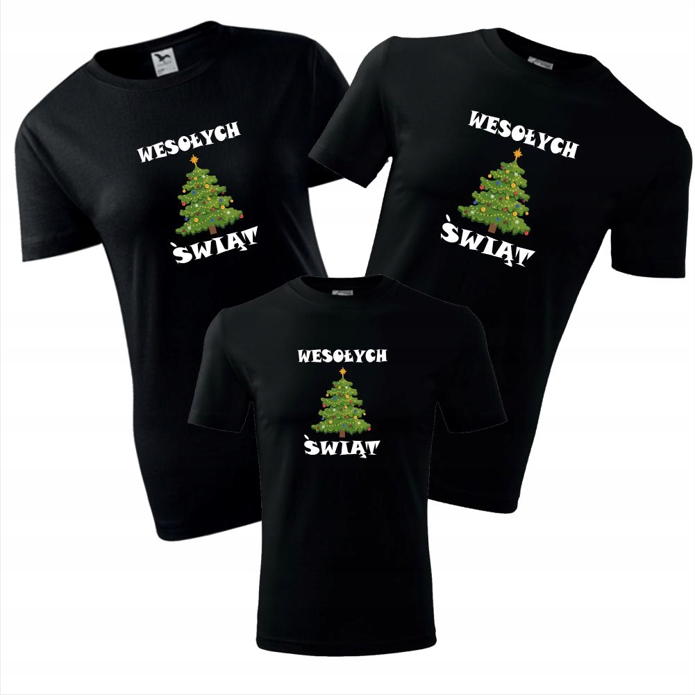 

Upominek Na Mikołaja Zestaw 3 Koszulek Różne