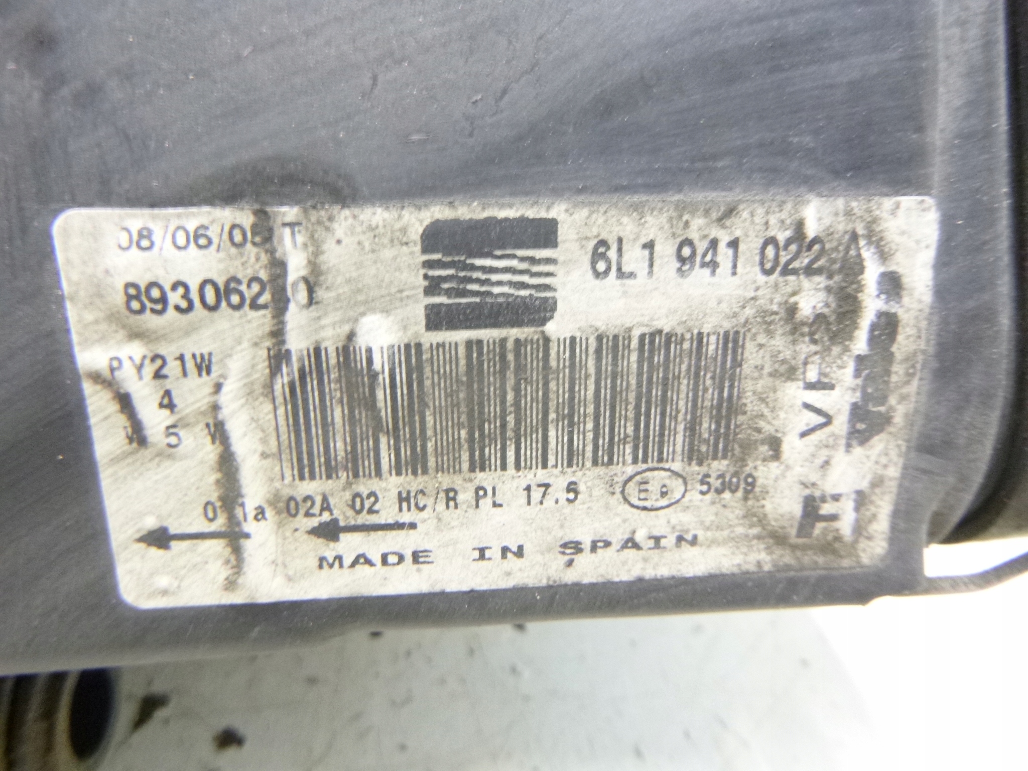 light front Seat Ibiza III 2002 - 2005 Valeo