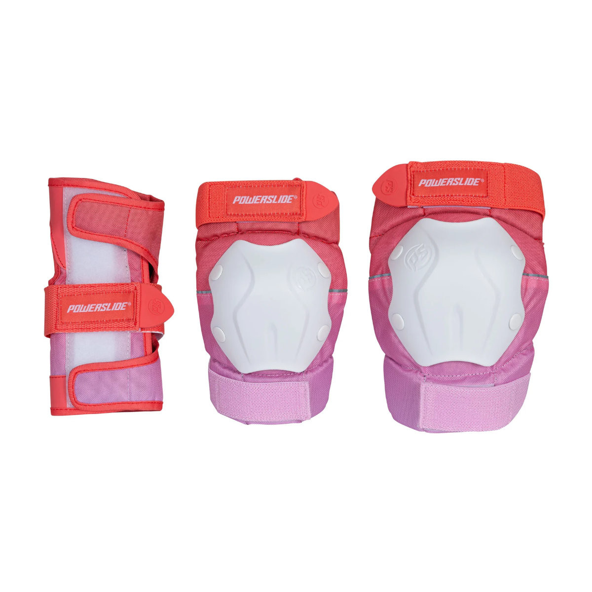 Zestaw 3 Ochraniaczy Powerslide Standard W Red Pink S