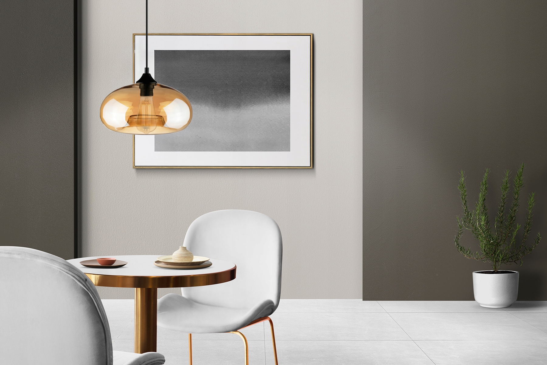 SZKLANA LAMPA SUFITOWA WISZĄCA ŻYRANDOL E27 Długość/wysokość 125 cm