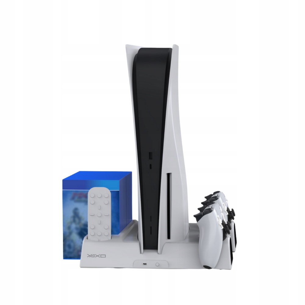 Yaxo Podstawka chłodząca i ładująca Arctic Breeze do PS5 Alpine White, Yaxo