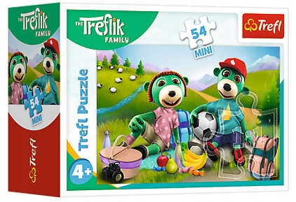 

Zestaw Mini Puzzle 4 Wesoły Świat Treflików 54 El