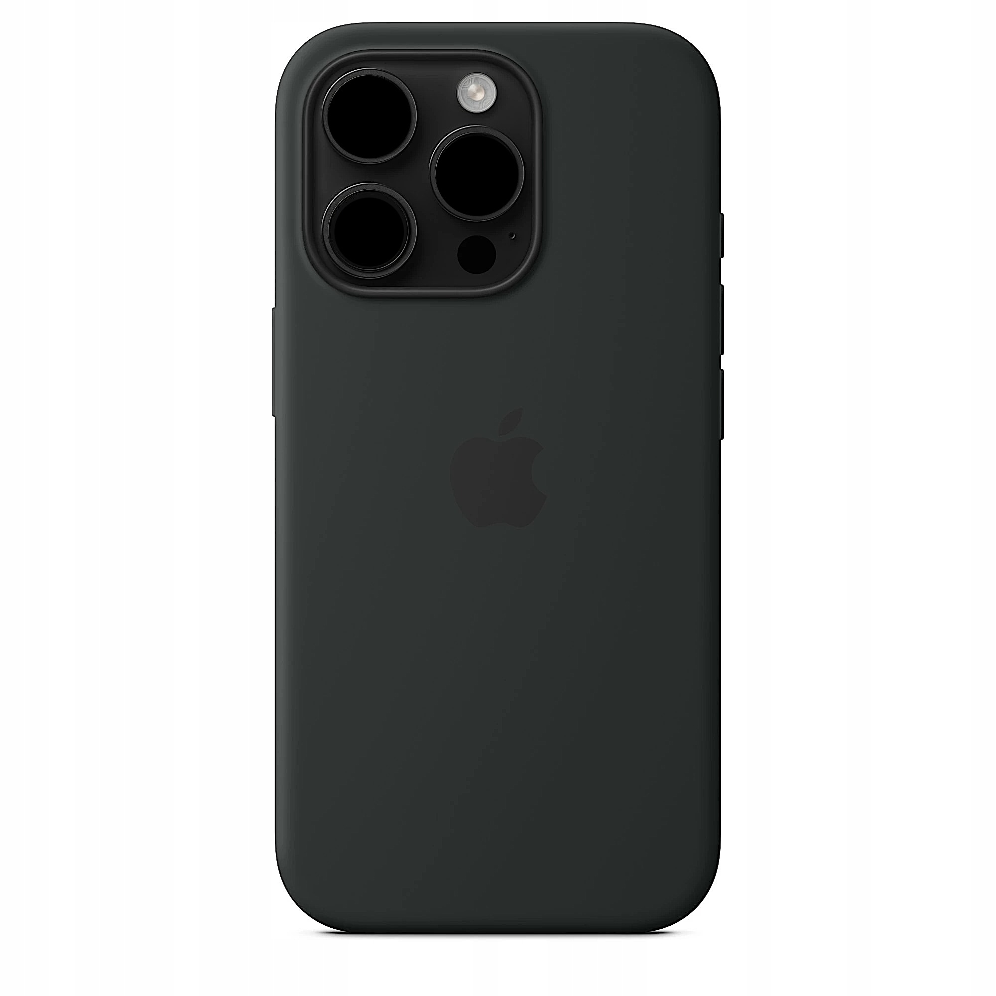 Silikonové pouzdro pro iPhone 16 Pro Černé Kryt Silicone Case Černé