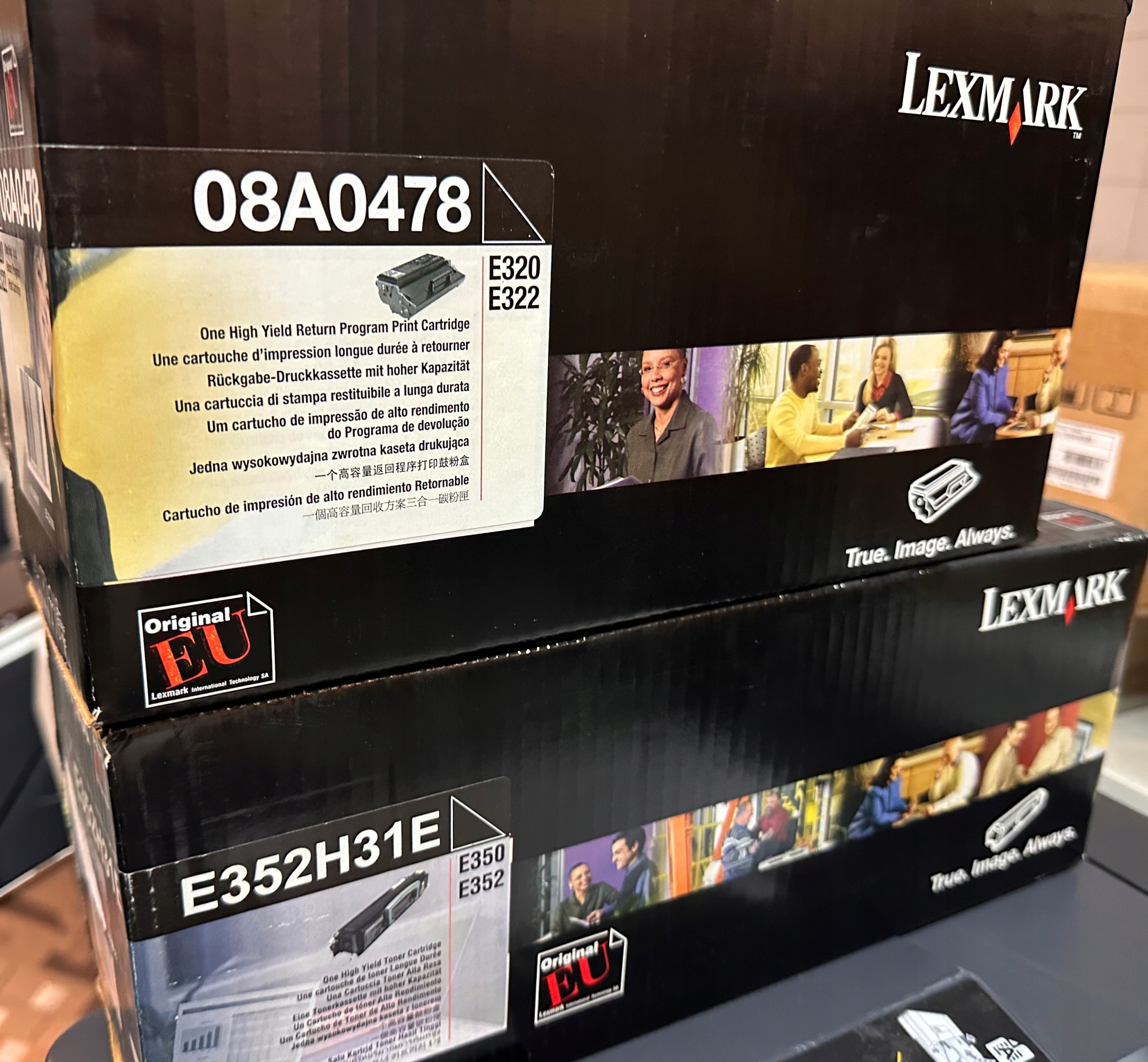 Toner Lexmark E352H31E čierny (black) Originál