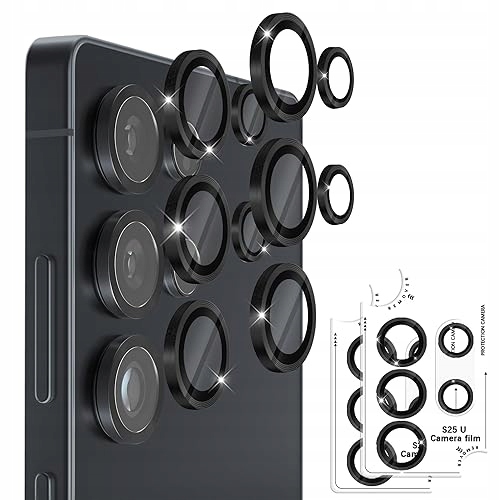 Krytka Objektivu Samsung Galaxy S25 Ultra Tvrzené Sklo 2 Ks ocelová
