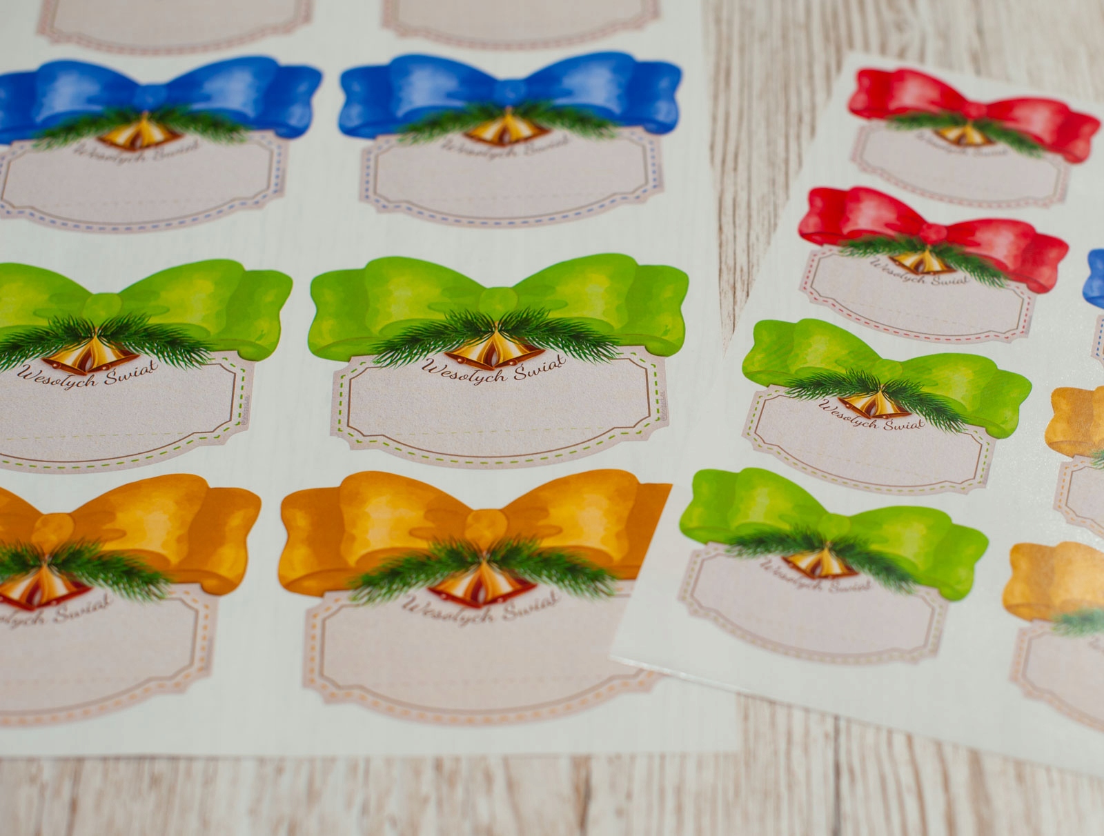 Naklejki na PREZENTY 16szt, naklejki prezentowe Marka inna