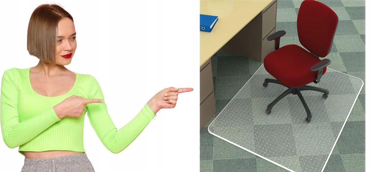 Mata pod krzesło Q-connect na dywany 900x1200