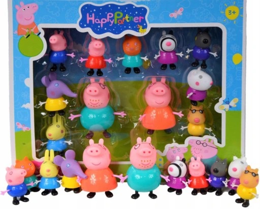 

Figurki Świnka Peppa Pepa Rodzinka Zestaw 11 Tort