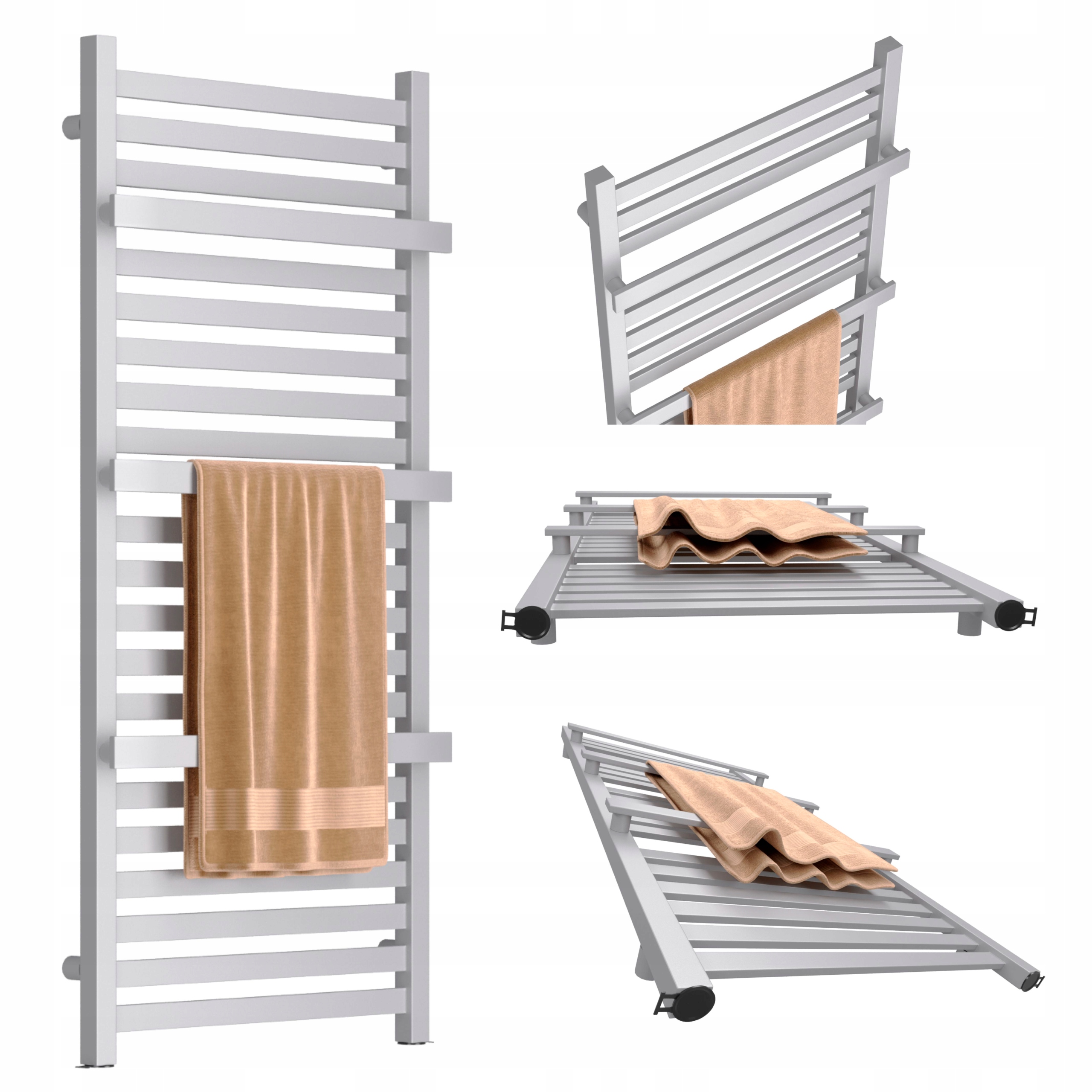 Koupelnový Radiátor Gold 750X430 Stříbrný