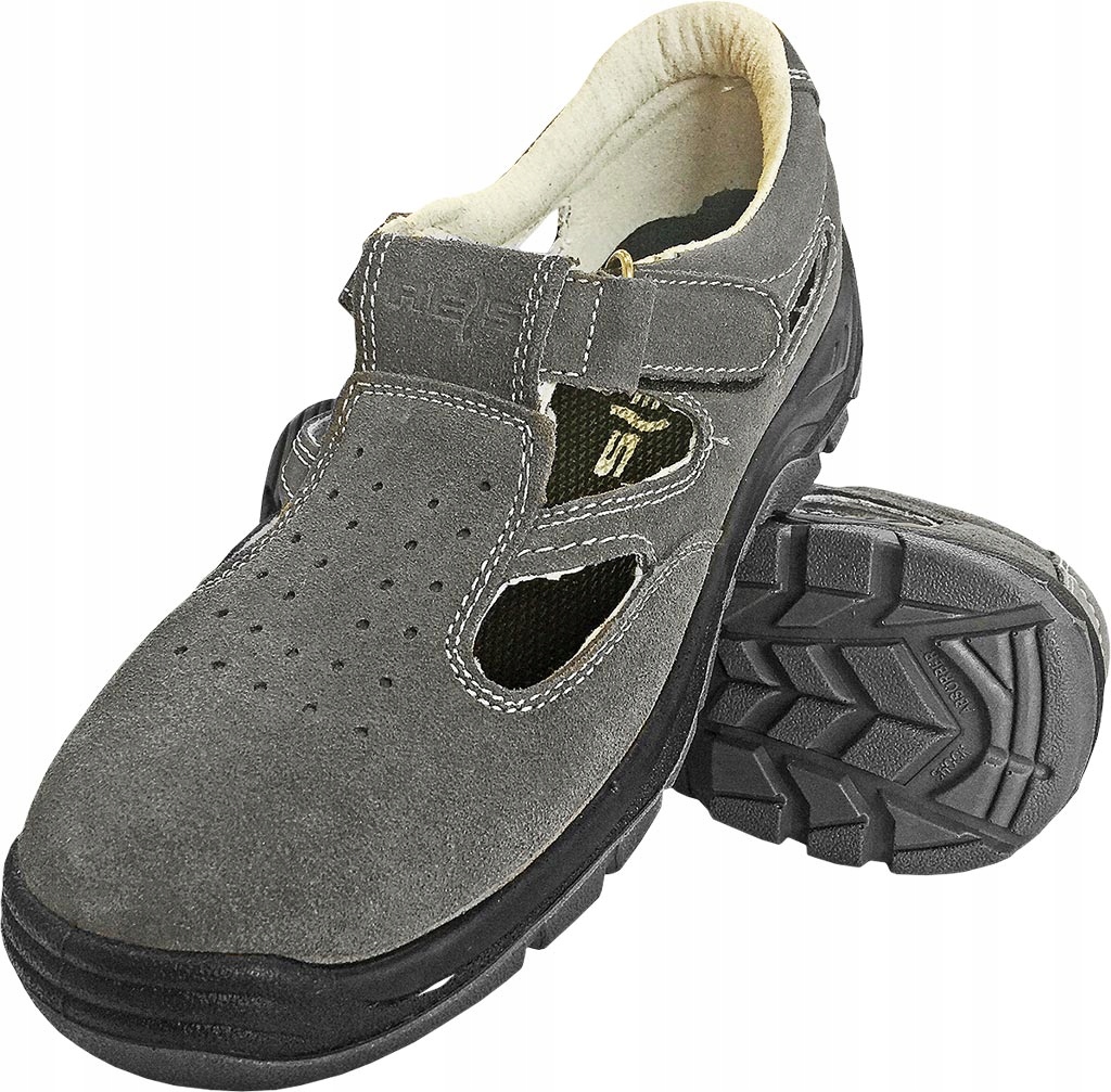 

Buty robocze sandały bez podnoska skóra zamsz r.42