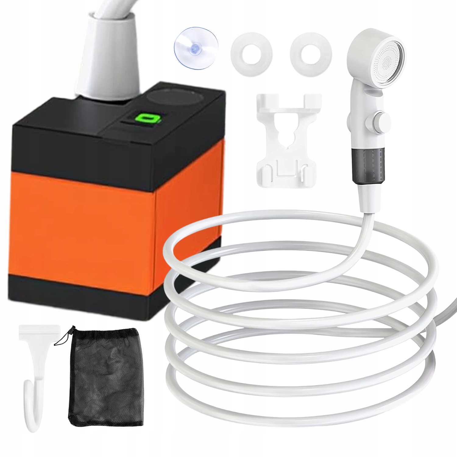 Přenosný Sprchový Set Pro Mytí Aut Kemping Usb 5000 Mah 2 M