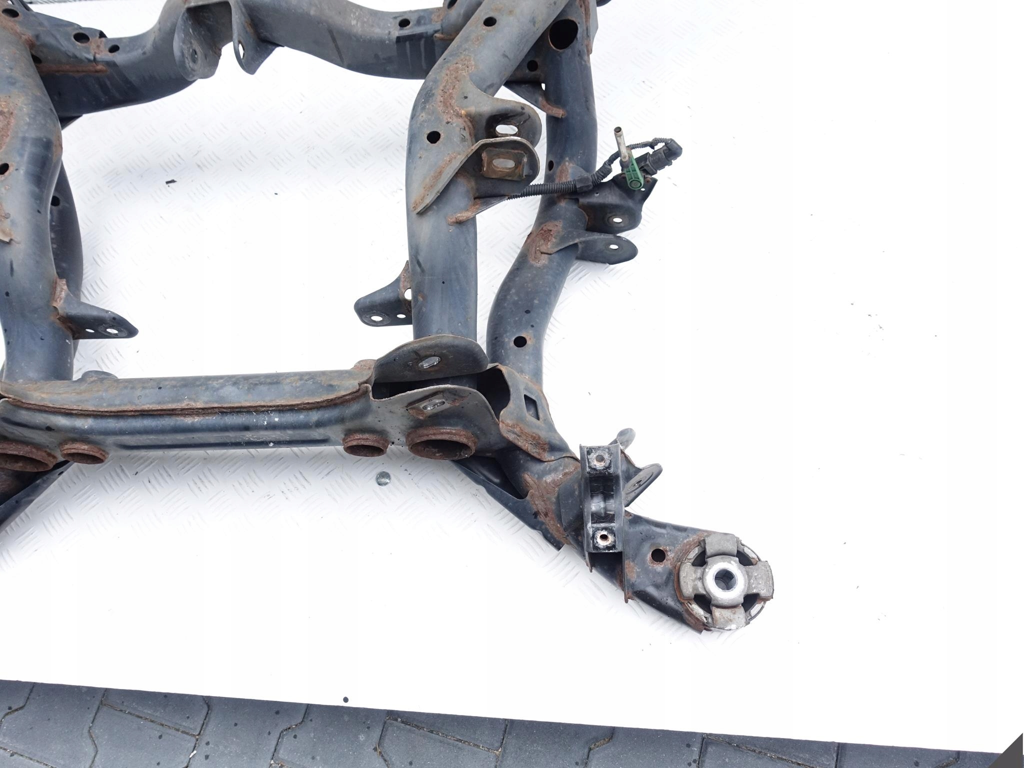 PORSCHE CAYENNE 7P 10- subframe axle beam axle beam rear part