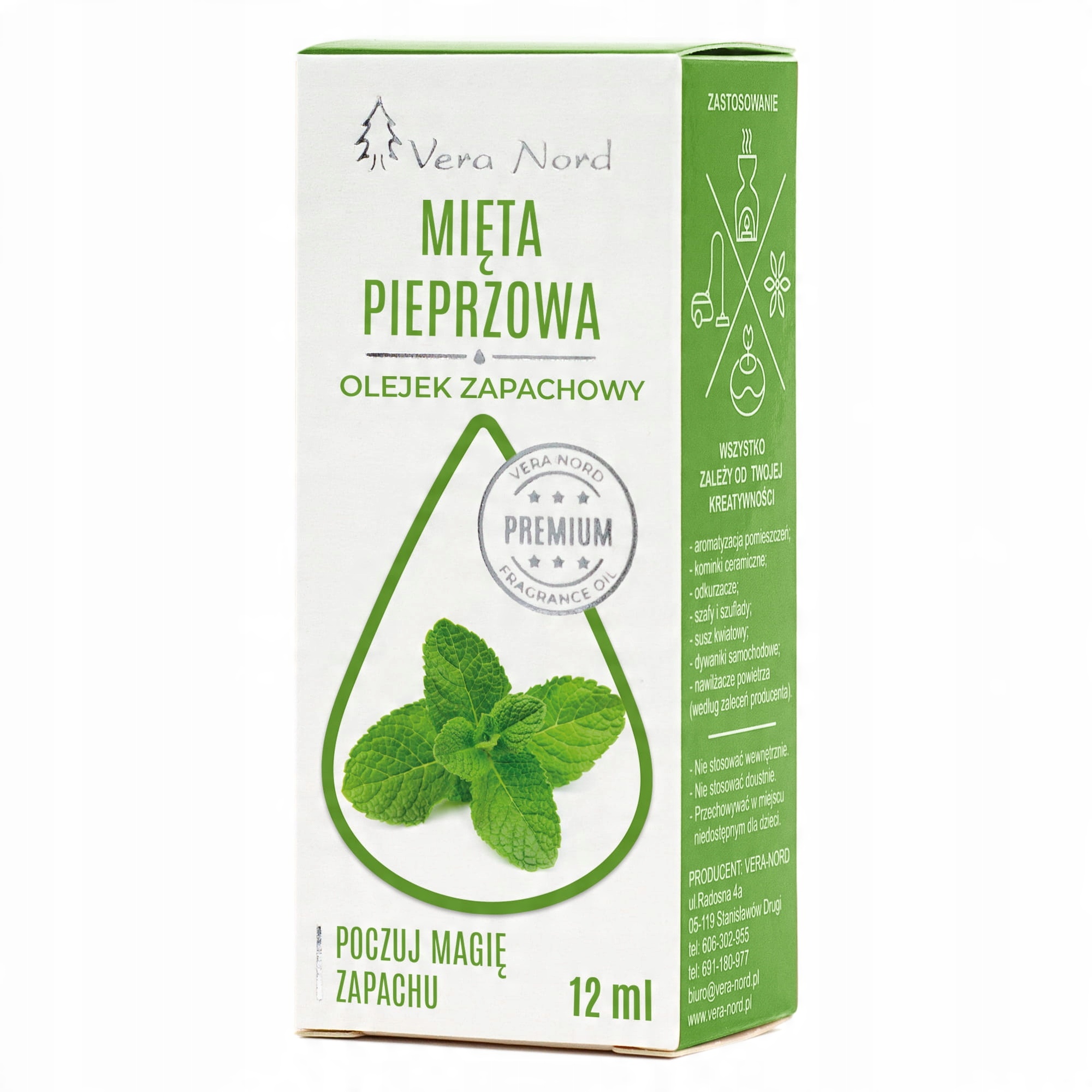 

Olejek zapachowy 12 ml mięta pieprzowa