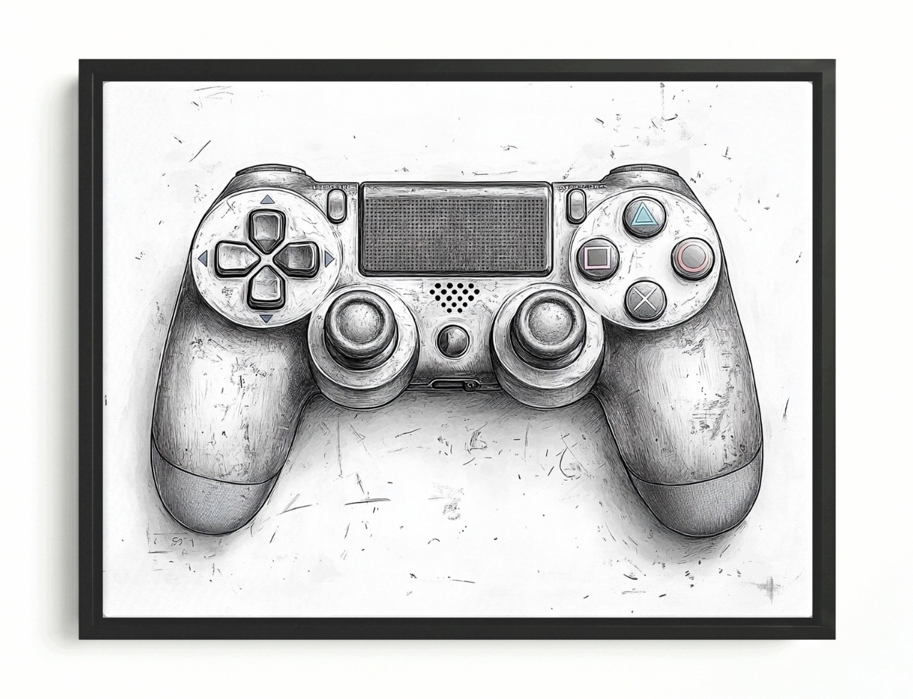 Obraz Rám American Box Grafika Skica Pad Kontroler Gaming Konzola 80x60