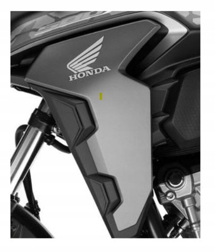 TopX Boční krytka levého krytu Honda Cb 500X 500 X CB500X 19 22 PC64 Oem