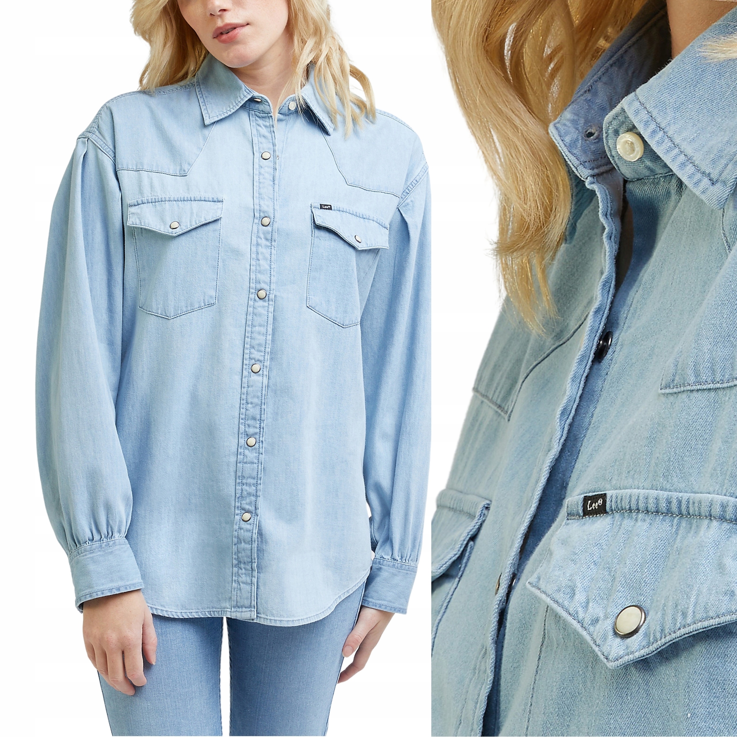 Lee košile Blue jeans Seasonal Western Shirt_ Xs