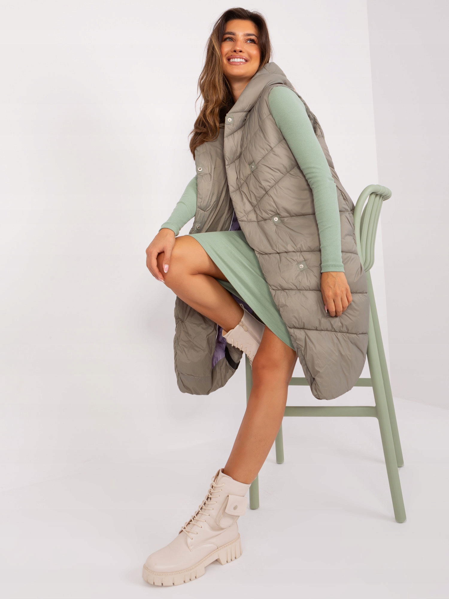 Sublevel Kamizelka _M_ Khaki unisex