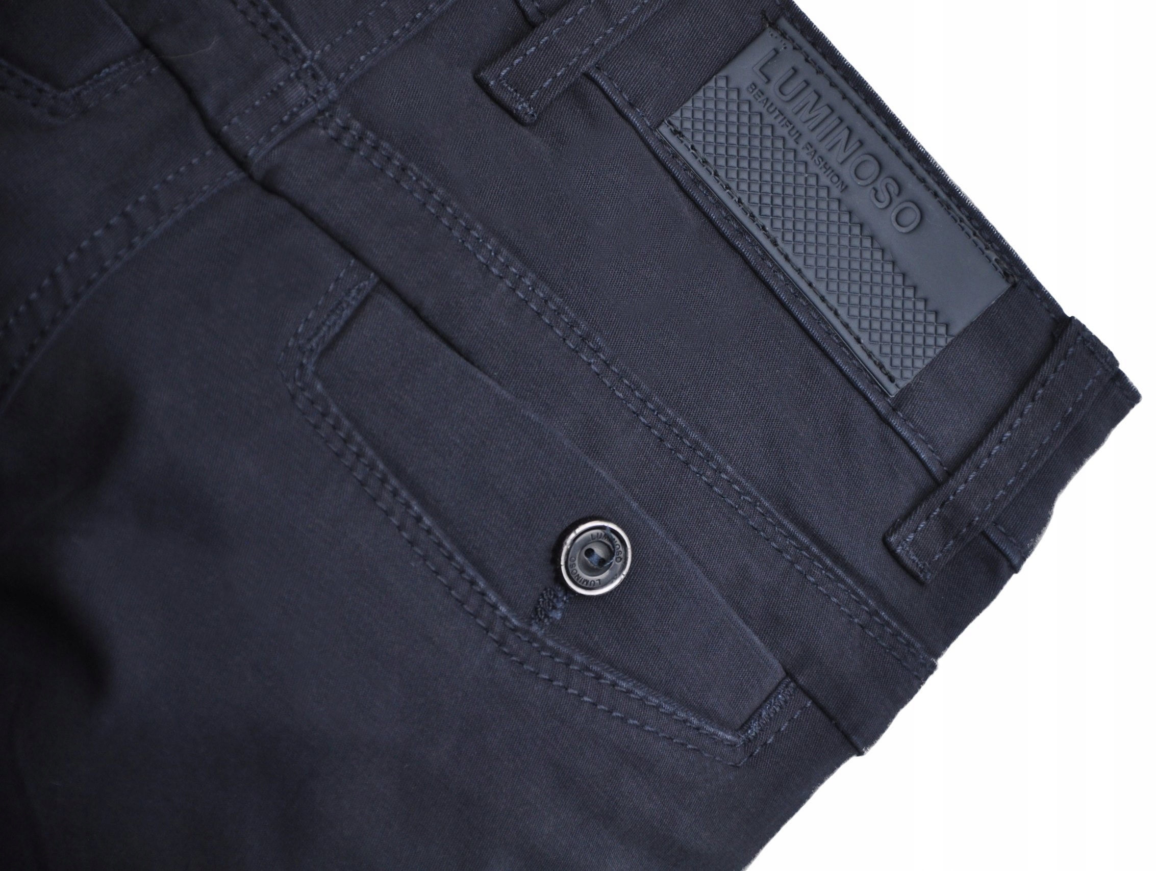 GRACE Wygodne Spodnie granat CHINOSY wizytowe eleganckie (11/12) r 146/152 Płeć chłopcy