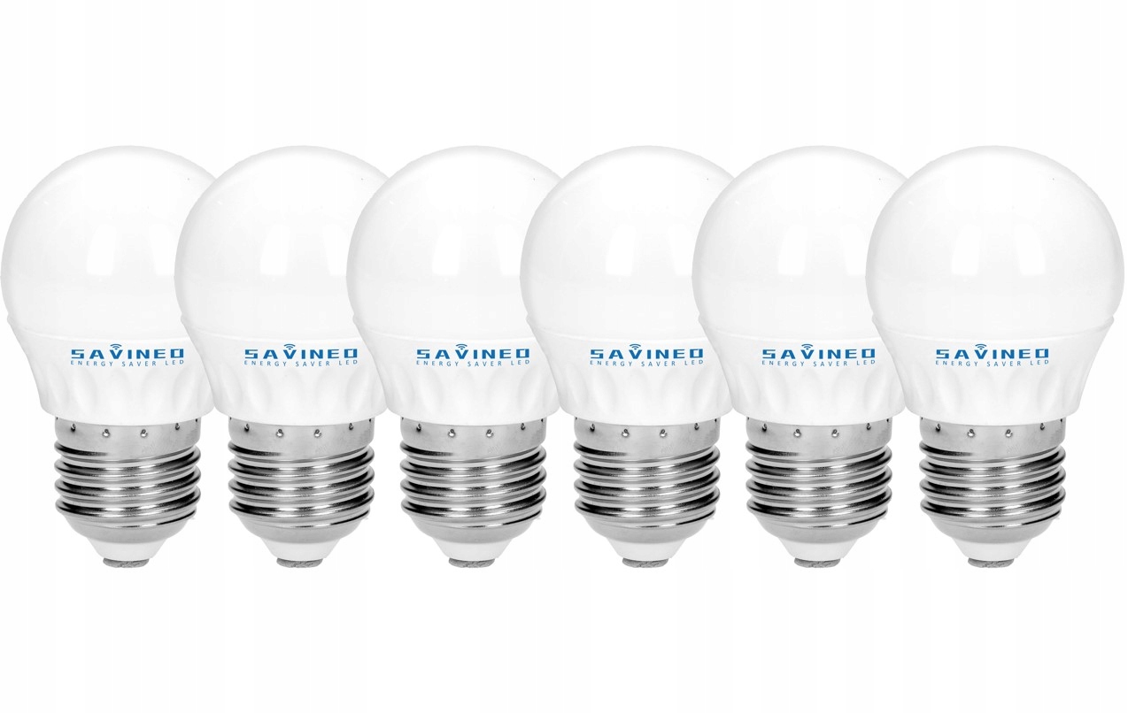 

Żarówka E27 kulka Led 6W 50W 540lm ciepła biała