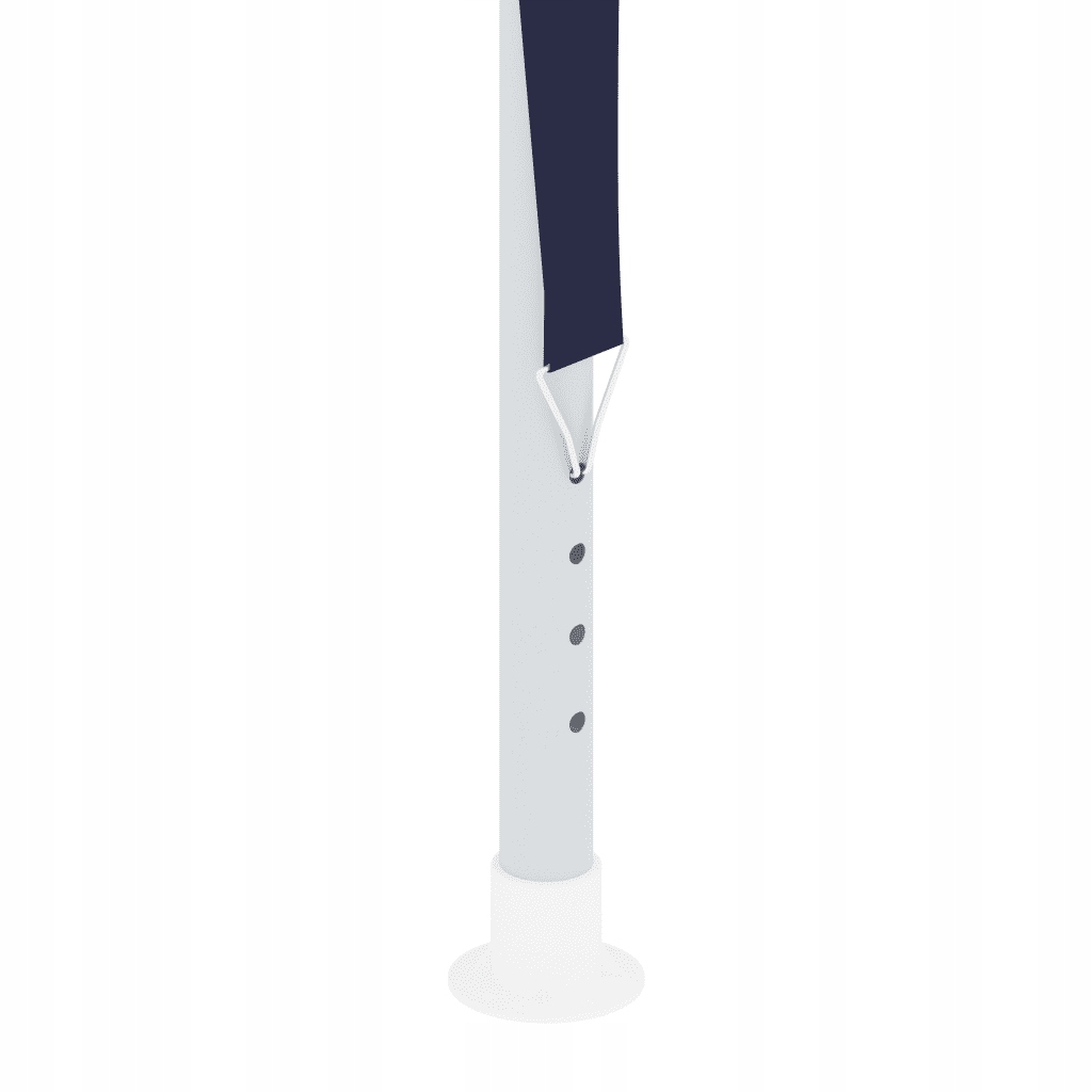 PAWILON PERGOLA ALTANA OGRODOWA NAMIOT HANDLOWY ZASŁONY TARAS 4x4 m Kolor odcienie niebieskiego