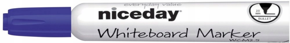 Marker suchościeralny do tablic 2.5mm niebieski